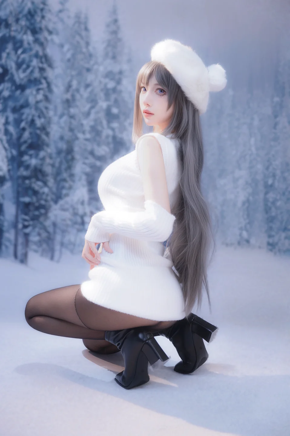 Shika小鹿鹿 - 麻衣学姐 [25P-418MB] tg@simisebaisi 【丝足阁】015.webp